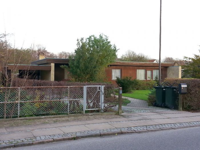modernist inspired house at Birke Allé 19, Hvidovre (1964)